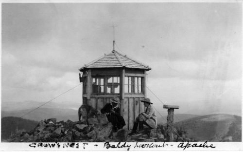 Lookout (the "Crow's Nest") on Mt. Baldy