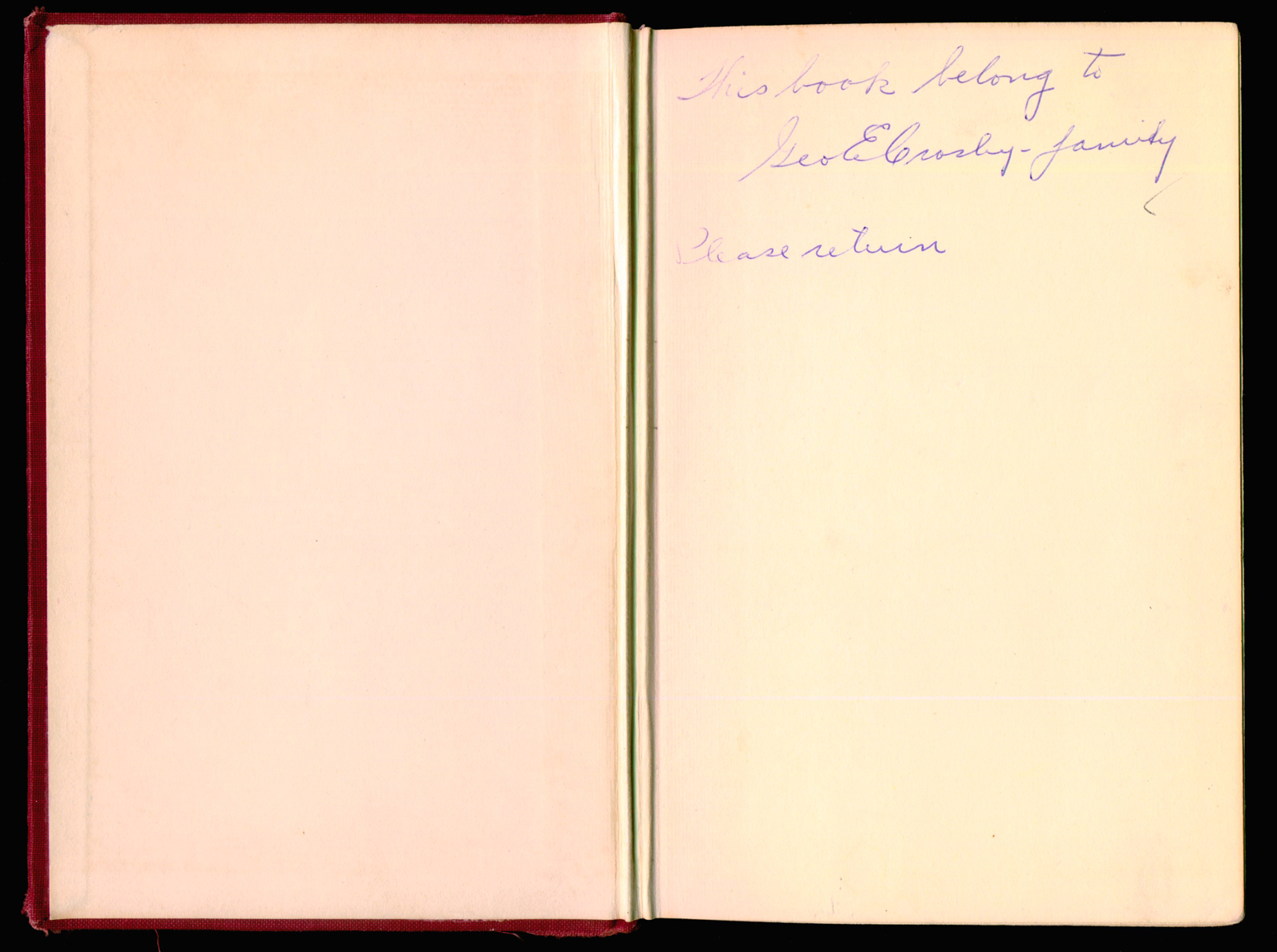 Inscription from inside In the Great Apache Forest